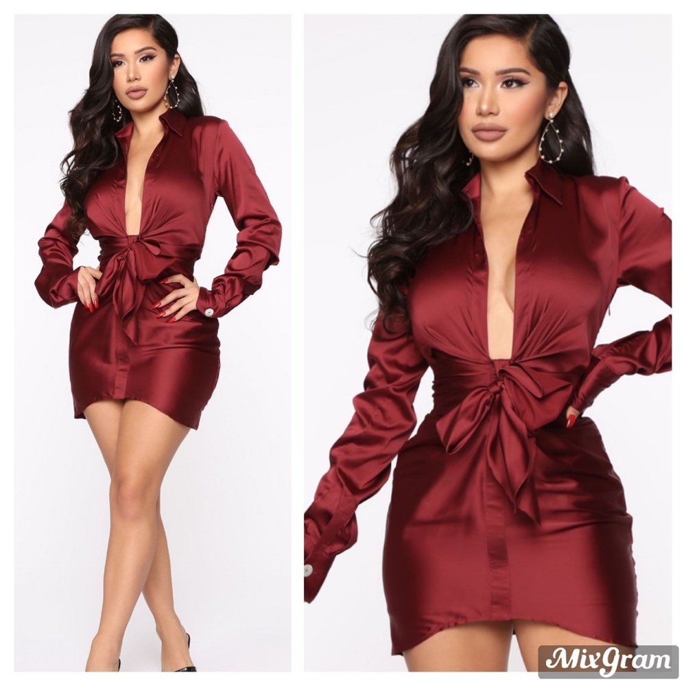 Scandalous Babe Satin Mini Dress